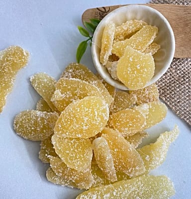 JENGIBRE CONFITADO EN LONJA