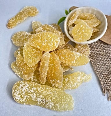 JENGIBRE CONFITADO EN LONJA