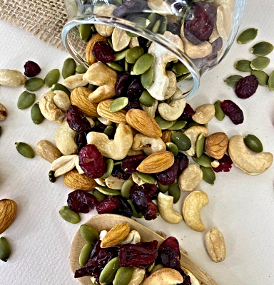 MIX CASTAÑAS SIN SAL 3 KILOS