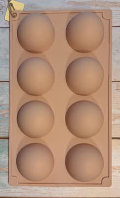 Molde media esfera 6 cm