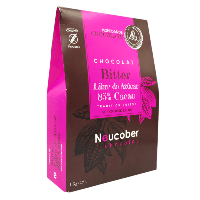 MONEDAS 85% CACAO SIN AZÚCAR