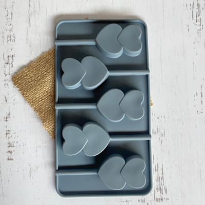 PALETA SILICONA CORAZONES