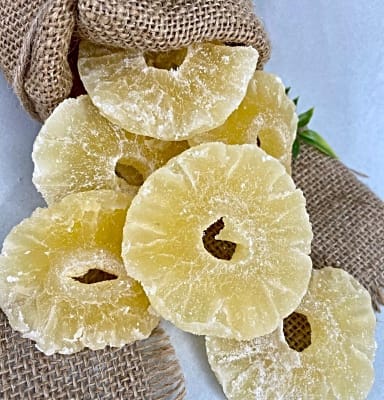 PIÑA CONFITADA EN RODAJAS