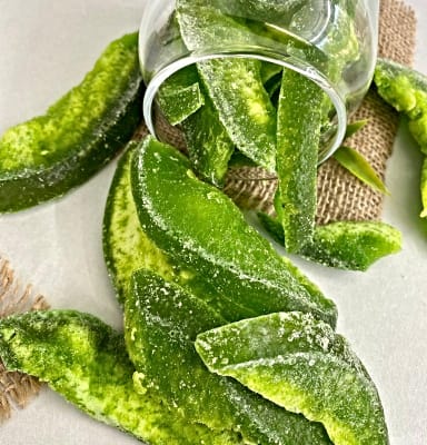 POMELO CONFITADO EN LONJAS