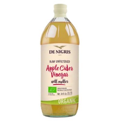 Vinagre de Sidra de Manzana Orgánico 1 Litro. Sin gluten