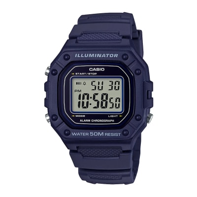 Reloj CASIO Regular W-218H-2A Resina Juvenil Azul