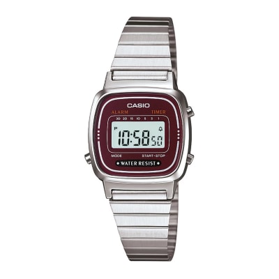 Reloj CASIO Retro LA670WA-4D Resina Mujer Plateado