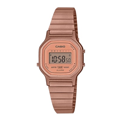 Reloj CASIO Retro LA-11WR-5A Resina Juvenil Oro Rosa