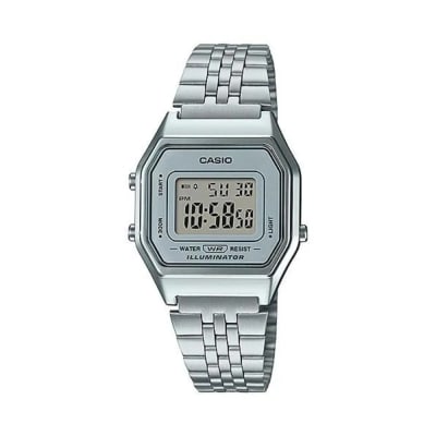Reloj CASIO Retro LA680WA-7 Acero Mujer Plateado