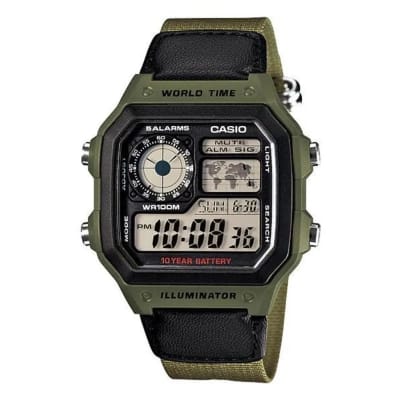 Reloj CASIO Regular AE-1200WHB-3B Resina Juvenil Verde