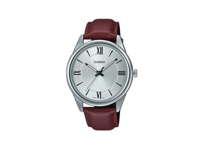Reloj CASIO Regular MTP-V005L-7B5 Acero/Cuero Hombre Plateado/Marrón