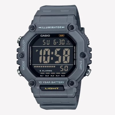 Reloj CASIO Regular AE-1600H-8B Resina Juvenil Gris