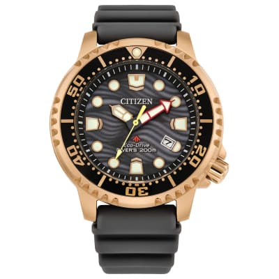 Reloj CITIZEN ECODRIVE BN0163-00H Resina/Acero Hombre Gris/Oro rosa