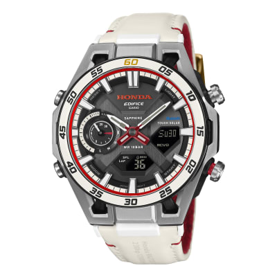 Reloj EDIFICE ECB-2300HR-1A Carbono/Acero Hombre Blanco