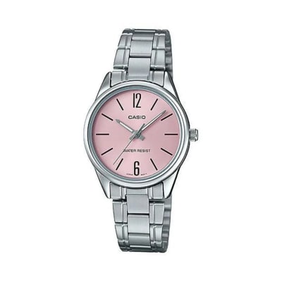 Reloj CASIO Regular LTP-V005D-4BU Acero Mujer Rosado/Plateado