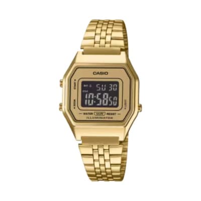 Reloj CASIO Retro LA680WGA-9BDF Acero Mujer Dorado