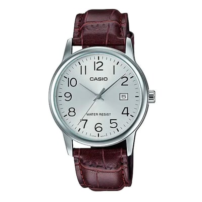 Reloj CASIO Regular LTP-V002L-7B2 Acero/Cuero Mujer Plateado/Marrón