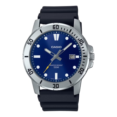 Reloj CASIO Regular MTP-VD01-2E Acero/Resina Hombre Plateado/Negro