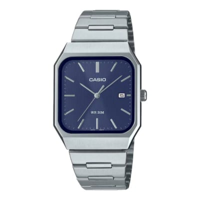Reloj CASIO Regular MTP-B185D-2A1 ACERO Hombre Plateado