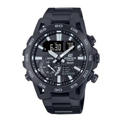 Reloj EDIFICE ECB-40BK-1A Carbono/Acero Hombre Negro
