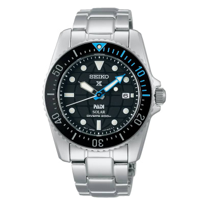 Reloj SEIKO PROSPEX PADI Diver SNE575P1 Solar Acero Hombre Plateado
