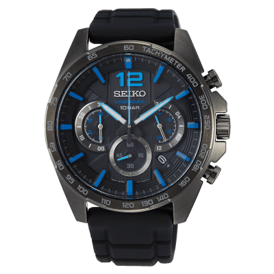 Reloj SEIKO Chronograph SSB353P1 Resina Hombre Negro