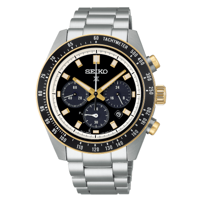 Reloj SEIKO PROSPEX Speedtimer Solar Chronograph SSC941P1 Acero Hombre Plateado