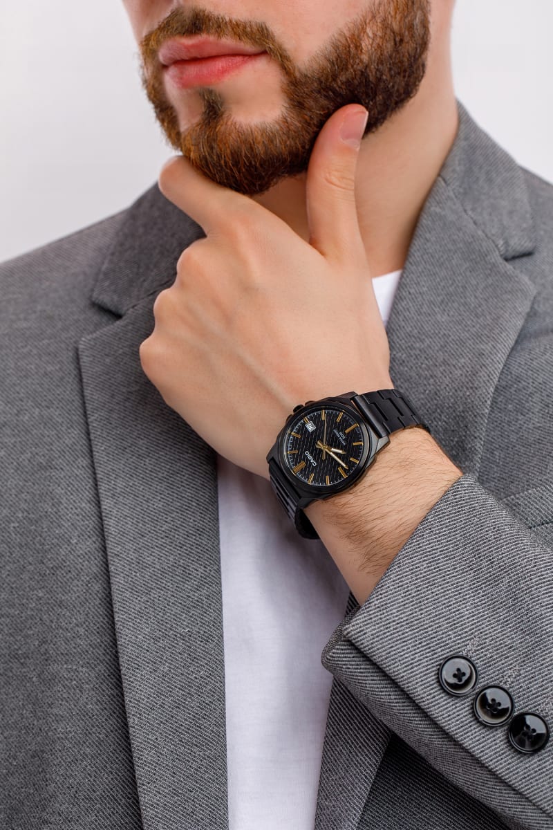 Reloj CASIO Regular MTP-E720B-1A Acero Hombre Negro3