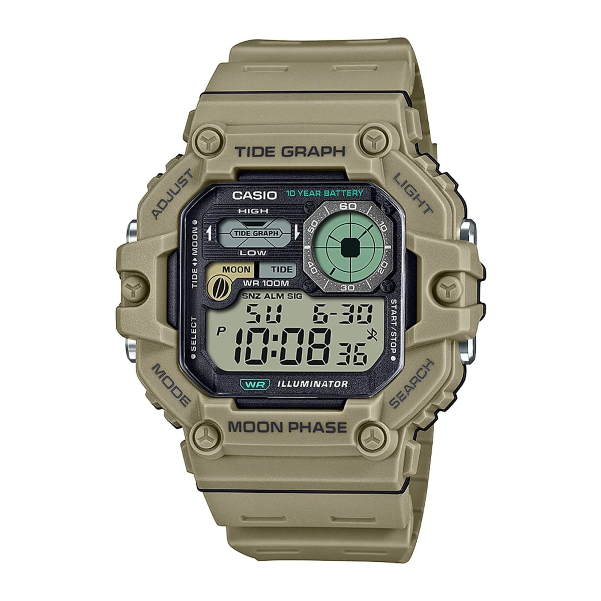 Reloj CASIO Regular WS-1700H-5A Resina Hombre Marron1