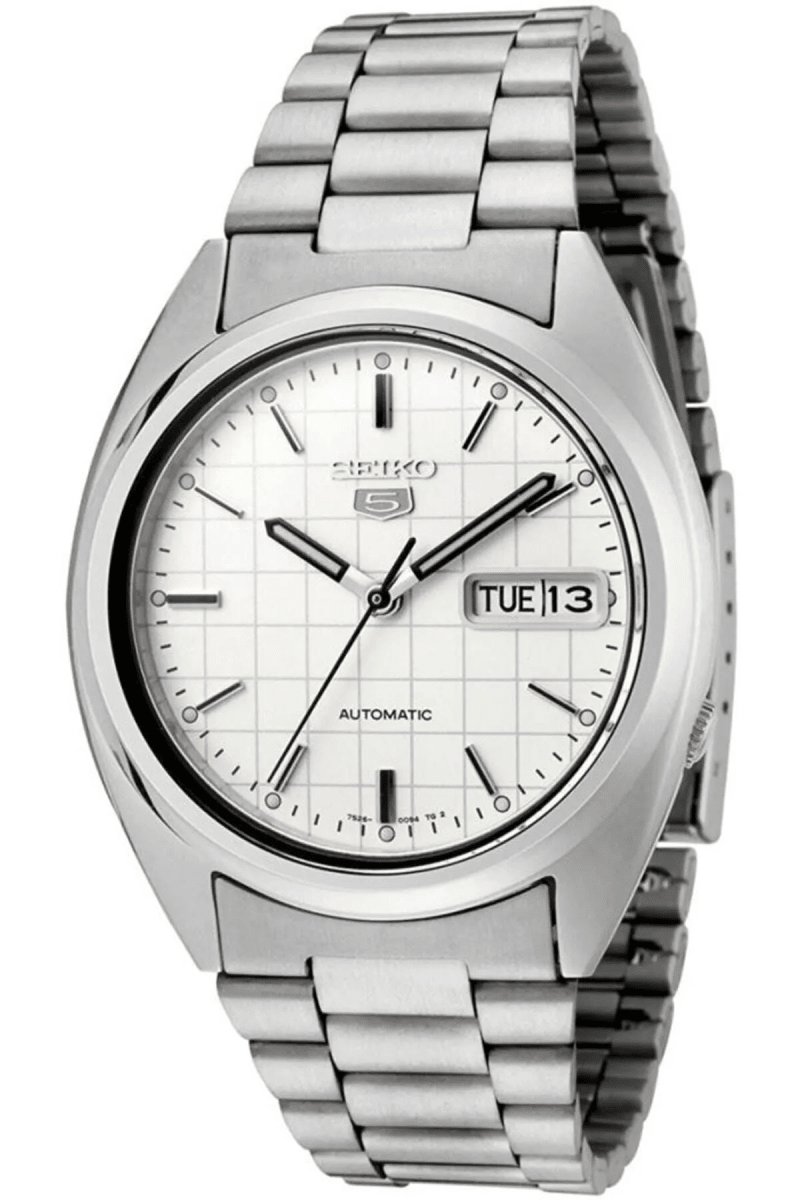 Reloj SEIKO 5 SNXF05K1 Automático Acero Hombre Plateado1