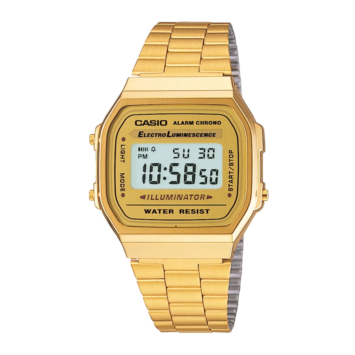 Reloj CASIO Retro A168WG-9W Resina Unisex Dorado1