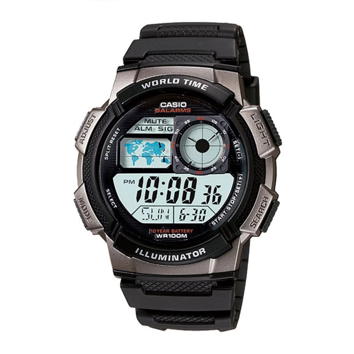 Reloj CASIO Regular AE-1000W-1B Resina Juvenil Gris1