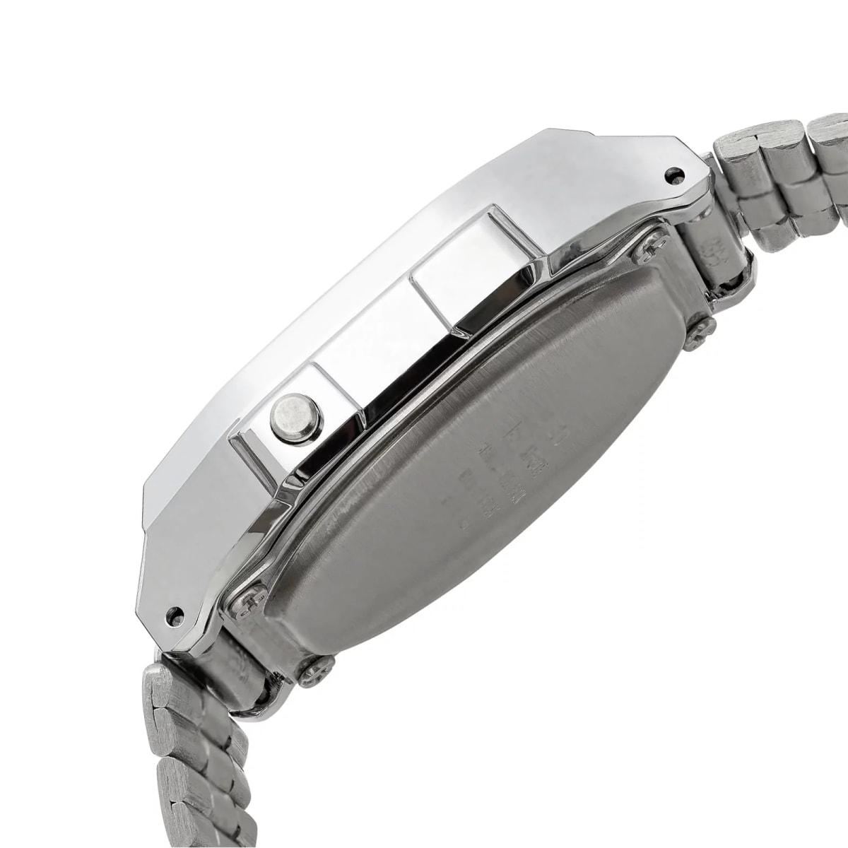 Reloj CASIO Retro A168WA-1W Resina Unisex Plateado2