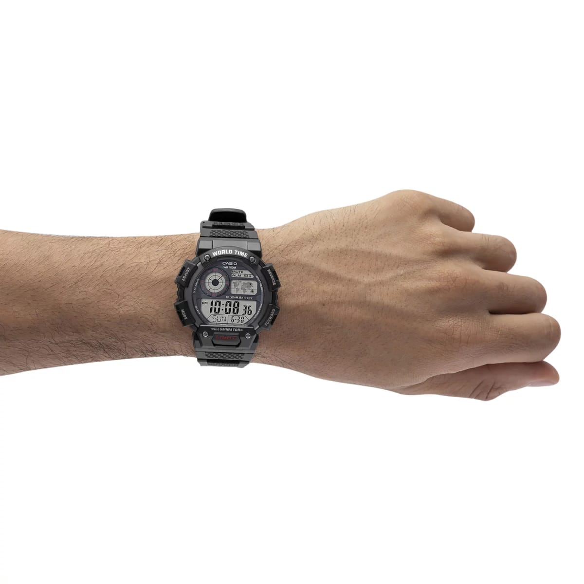 Reloj CASIO Regular AE-1400WH-1A Resina Juvenil Negro1