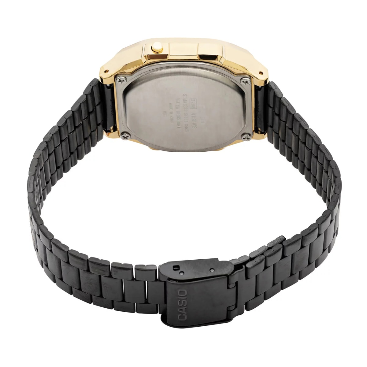 Reloj CASIO Retro A168WEGB-1B Resina Unisex Negro3