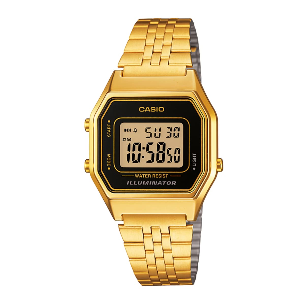 Reloj CASIO Retro LA680WGA-1D Acero Mujer Dorado1