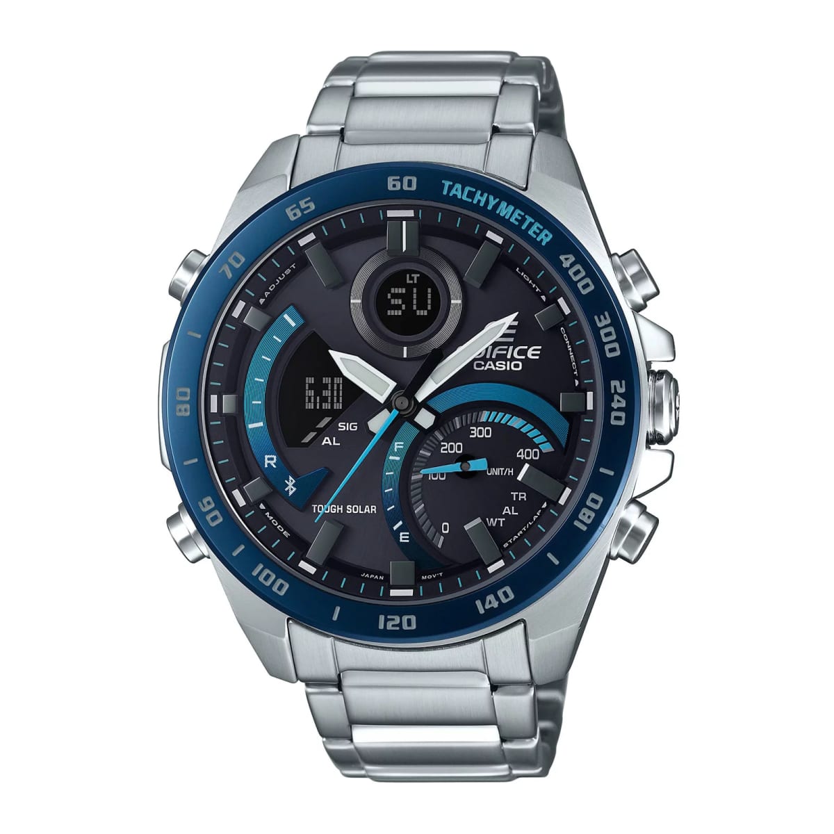 Reloj EDIFICE ECB-900DB-1B Acero Hombre Plateado1