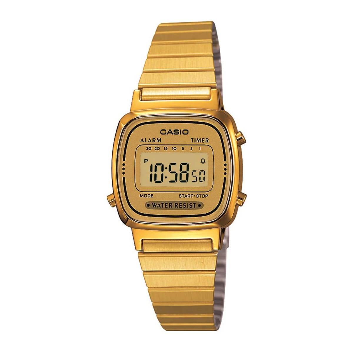 Reloj CASIO Retro LA670WGA-9D Resina Mujer Dorado1