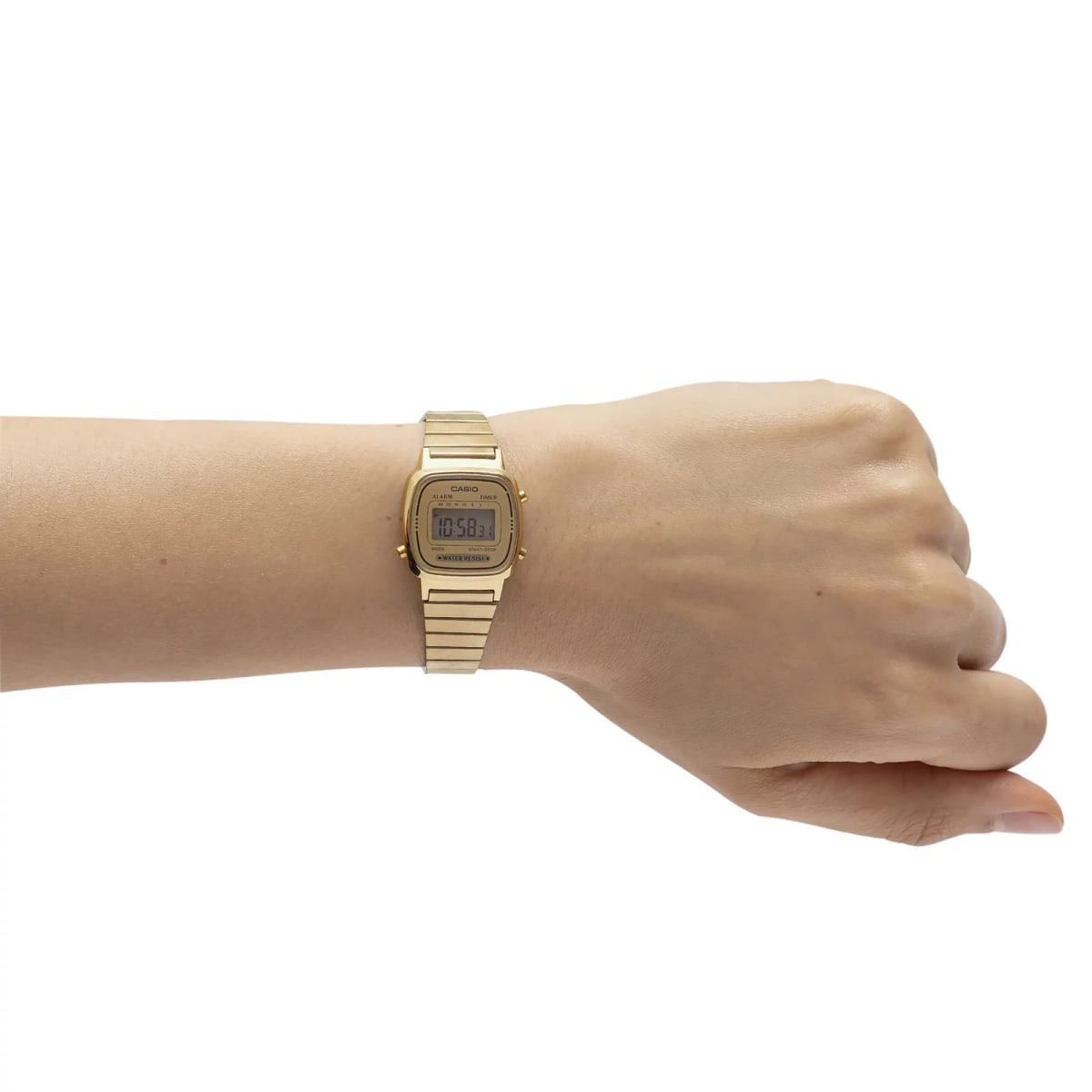 Reloj CASIO Retro LA670WGA-9D Resina Mujer Dorado4