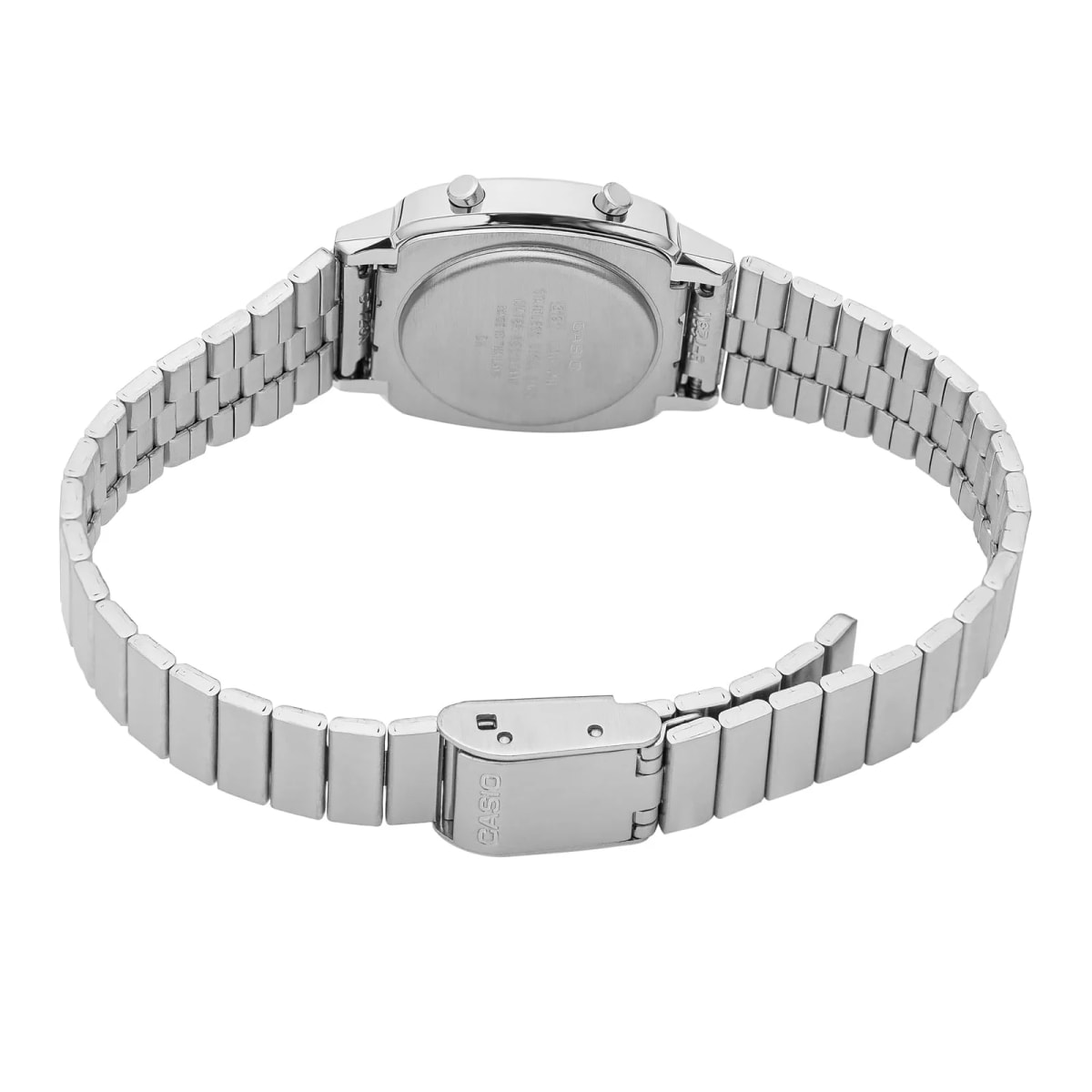 Reloj CASIO Retro LA670WA-2D Resina Mujer Plateado3