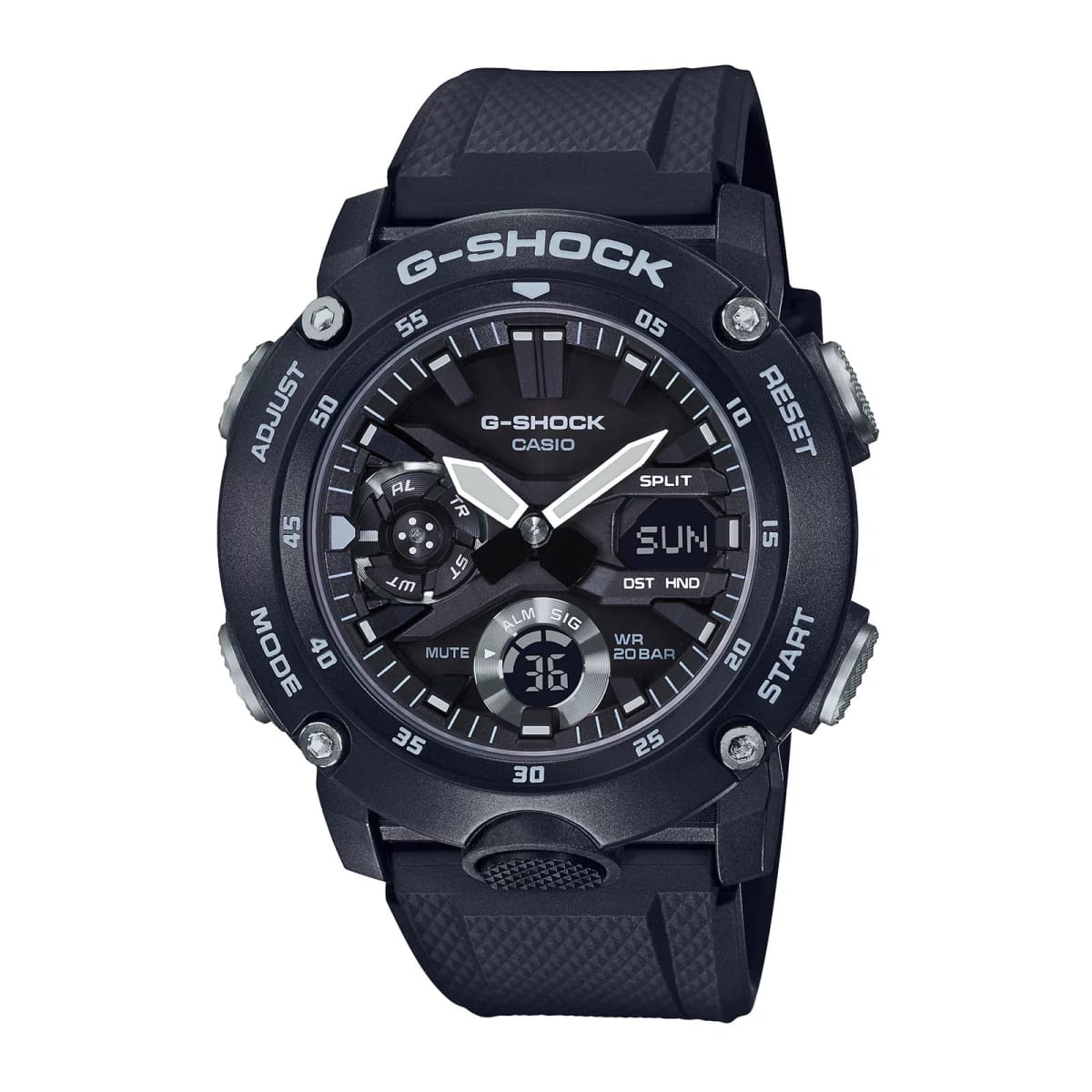 Reloj G-SHOCK GA-2000S-1A Carbono/Resina Hombre Negro1