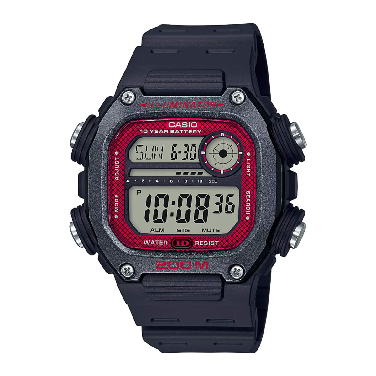 Reloj CASIO Regular DW-291H-1B Resina Juvenil Negro1