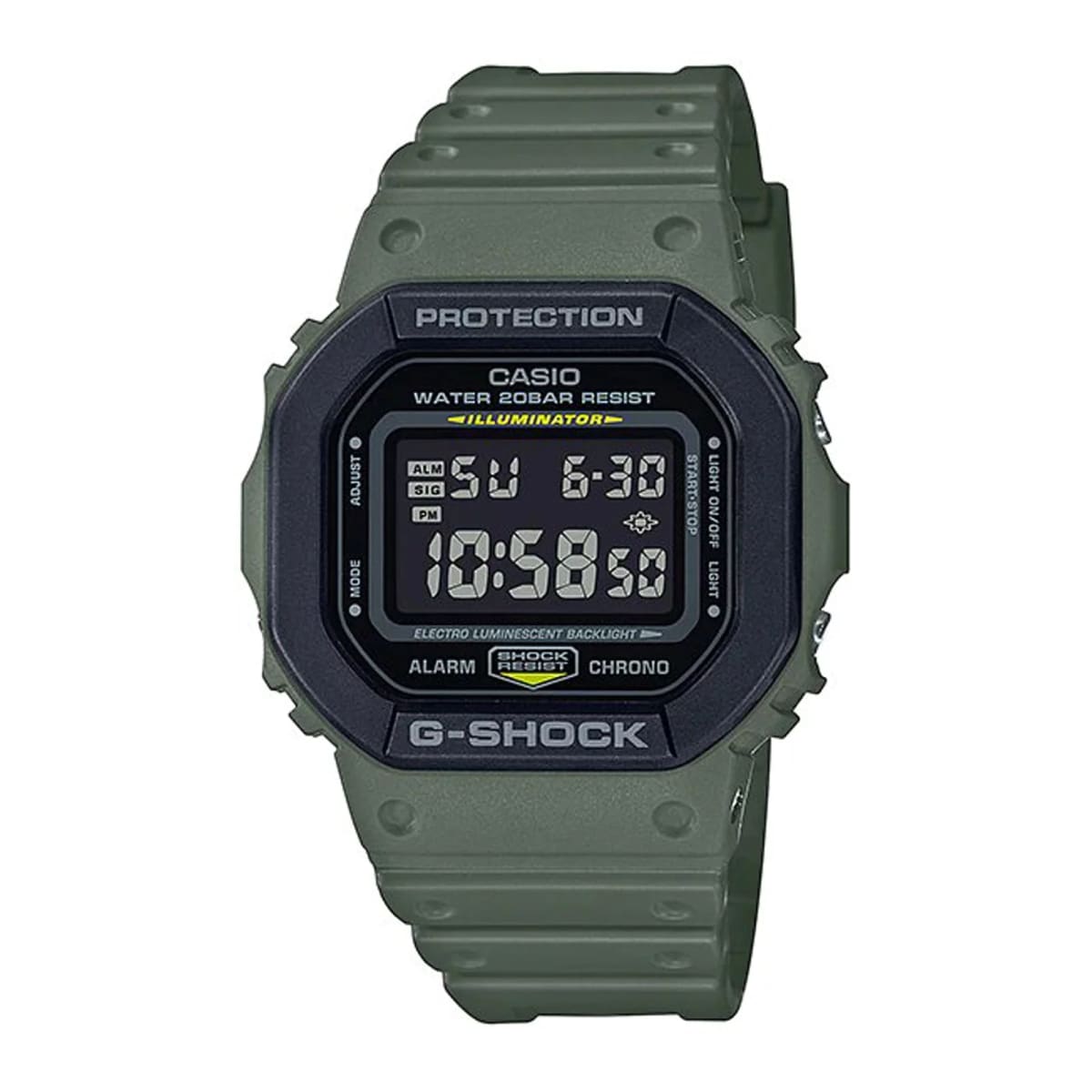 Reloj G-SHOCK DW-5610SU-3D Resina Hombre Verde1