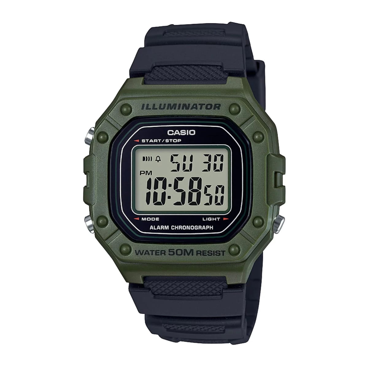 Reloj CASIO Regular W-218H-3A Resina Hombre Verde4