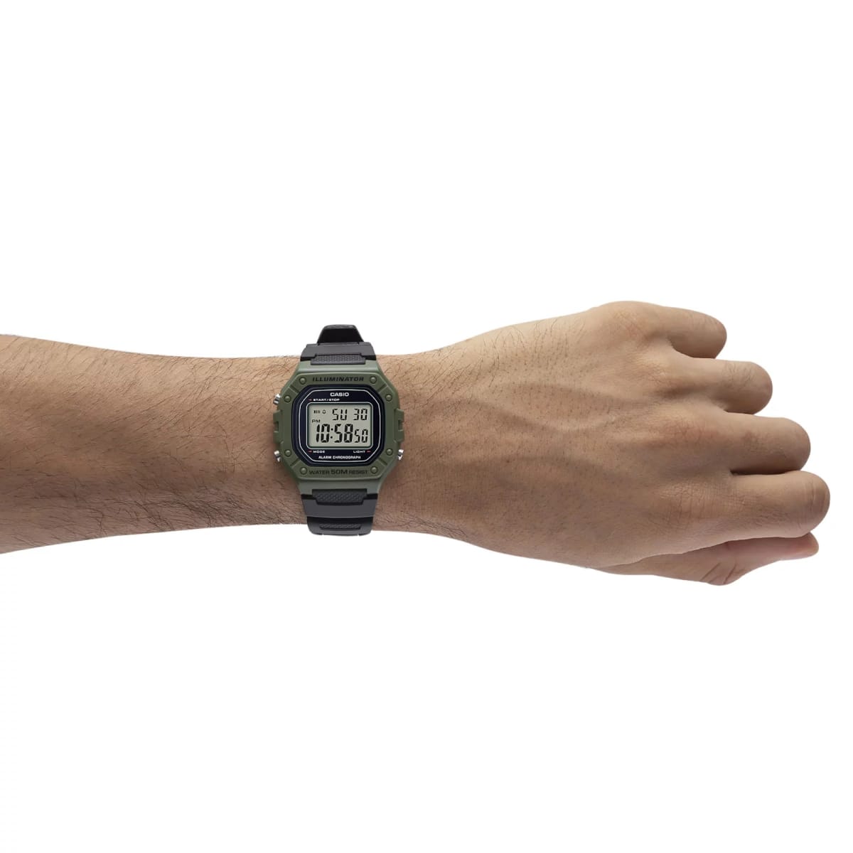 Reloj CASIO Regular W-218H-3A Resina Hombre Verde1