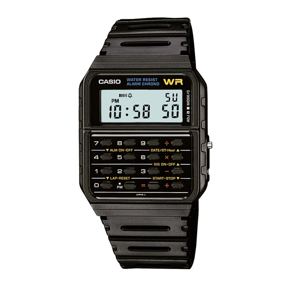Reloj CASIO Regular CA-53W-1Z Resina Juvenil Negro2