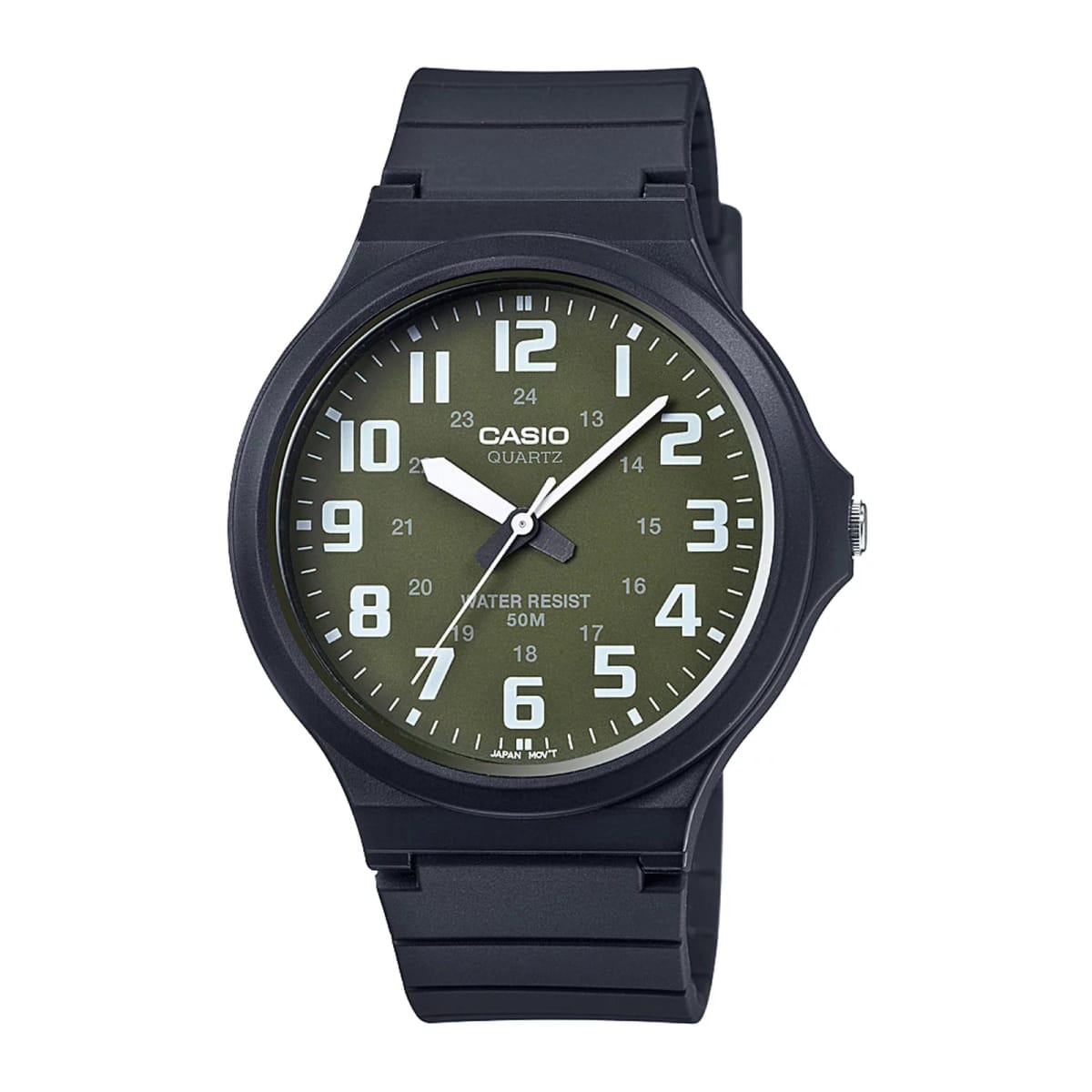 Reloj CASIO Regular MW-240-3B Resina Juvenil Negro1