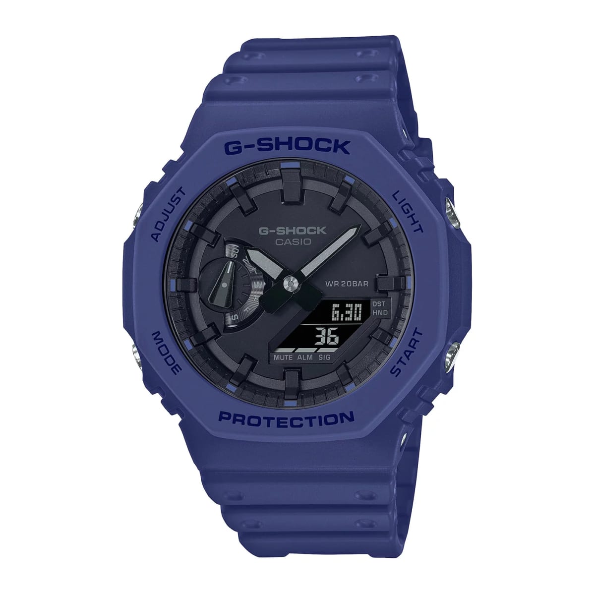 Reloj G-SHOCK GA-2100-2A Carbono/Resina Hombre Azul1