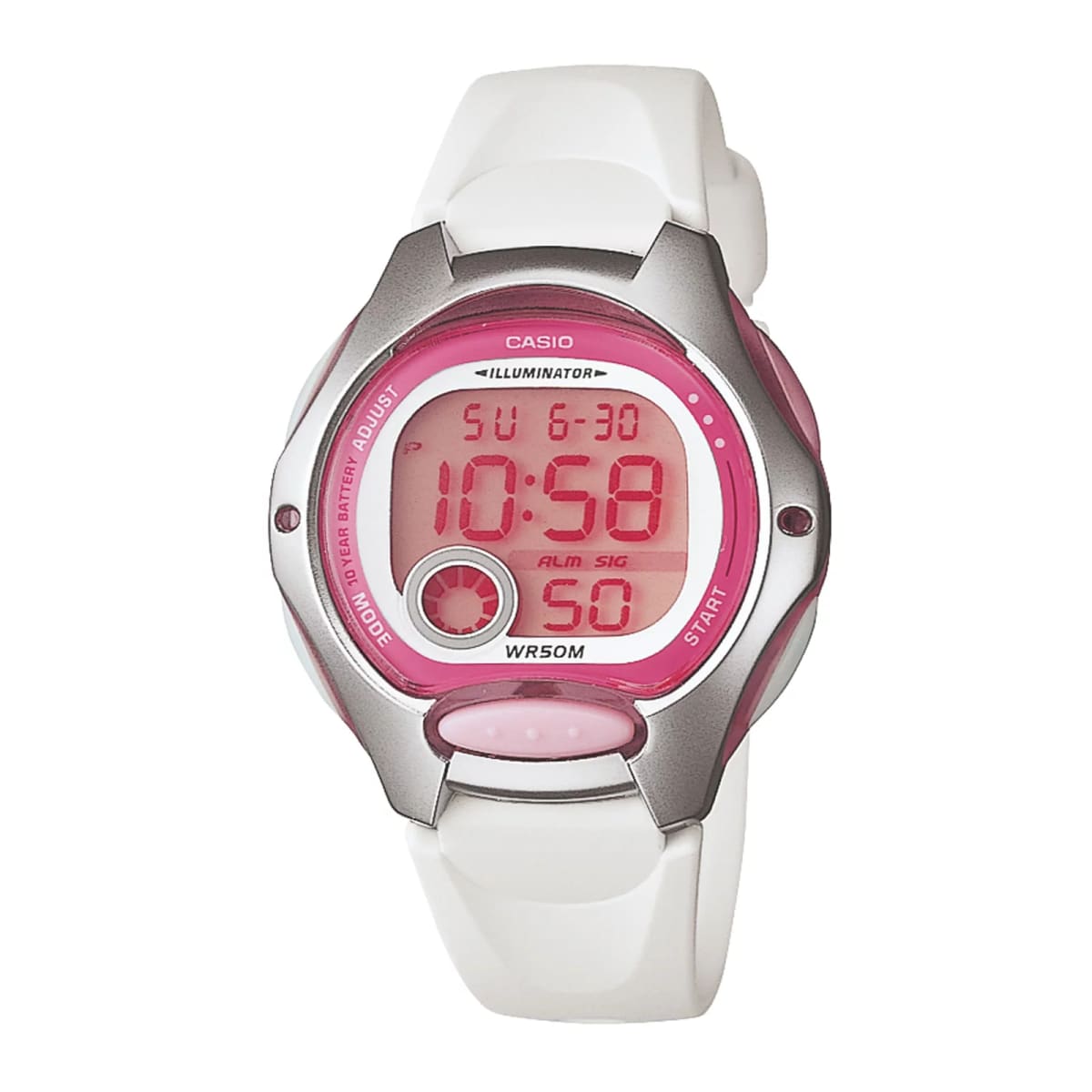 Reloj CASIO Regular LW-200-7A Resina Juvenil Blanco1