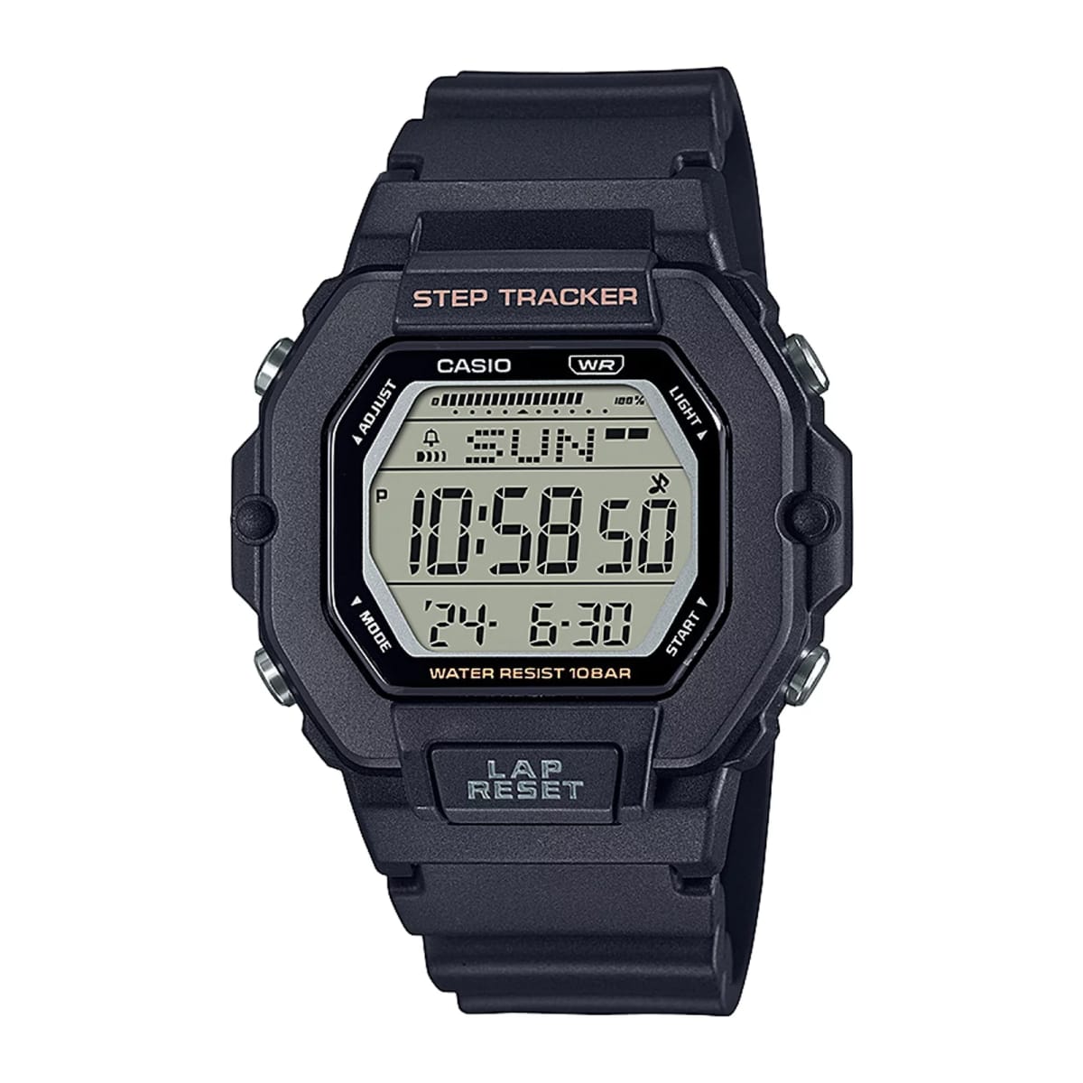 Reloj CASIO Regular LWS-2200H-1A Resina Mujer Negro1